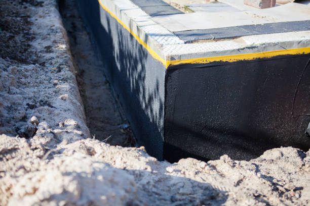 Professional Vapor Barrier Installation technician working in Lake Odessa, MI